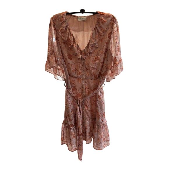 Kenny Flowers Dresses & Skirts - dress forum Los Angeles Floral Pink Size Small